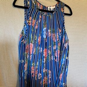 Chiffon tank floral